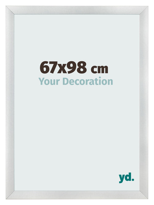 Photo Frame 67x98cm Silver Black Swept MDF Pisa Front Size | Yourdecoration.com