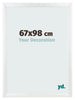 Photo Frame 67x98cm White Vintage MDF Pisa Front Size | Yourdecoration.com