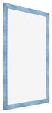 Photo Frame 68x98cm Clear Blue Swept MDF Pisa Front Oblique | Yourdecoration.com