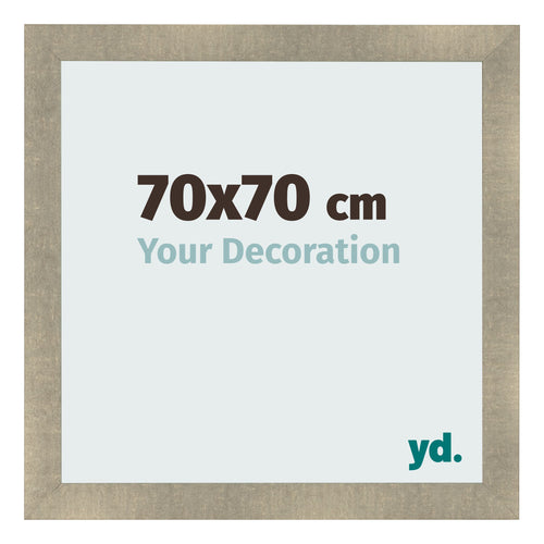Photo Frame 70x70cm Gold Vintage MDF Pisa Front Size | Yourdecoration.com