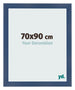 Photo Frame 70x90cm Dark Blue Swept MDF Pisa Front Size | Yourdecoration.com