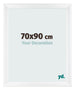 Photo Frame 70x90cm White Vintage MDF Pisa Front Size | Yourdecoration.com