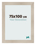 Photo Frame 75x100cm Oak Rustic MDF Pisa Front Size | Yourdecoration.com