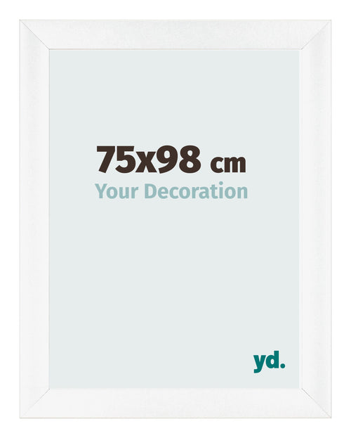 Photo Frame 75x98cm White Vintage MDF Pisa Front Size | Yourdecoration.com
