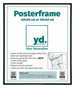 Poster Frame Plastic 40x50cm Black Mat Front Size | Yourdecoration.com