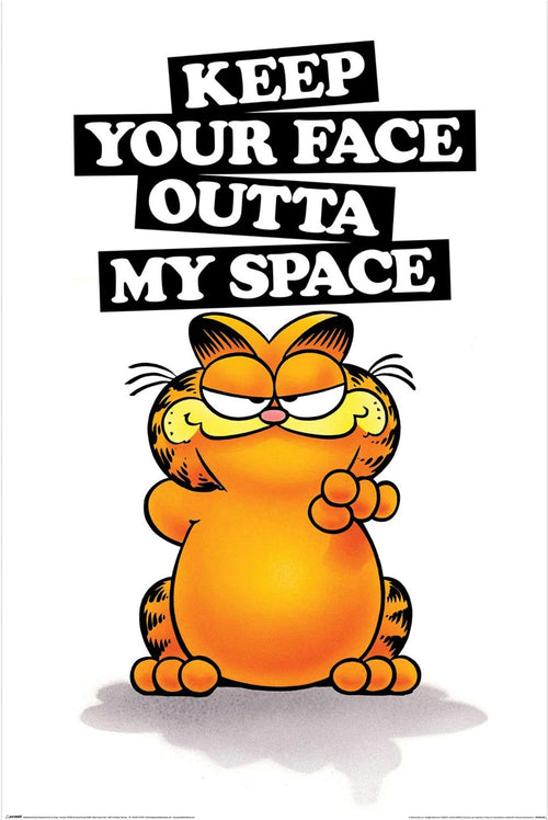 Poster Garfield Keep Your Face 61x91 5cm PP2402357 | Yourdecoration.com
