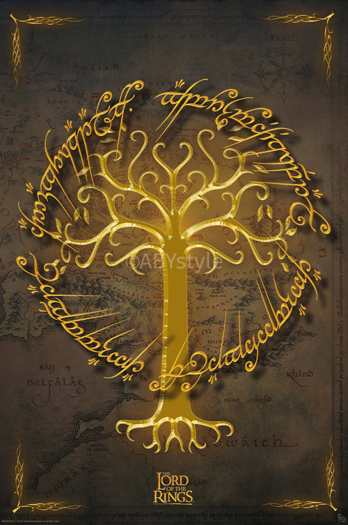 Poster Lord Of The Rings White Tree 61x91 5cm Abystyle GBYDCO655 | Yourdecoration.com