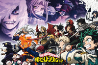 Poster My Hero Academia Heroes Vs Vilains 91 5x61cm Abystyle GBYDCO616 | Yourdecoration.com