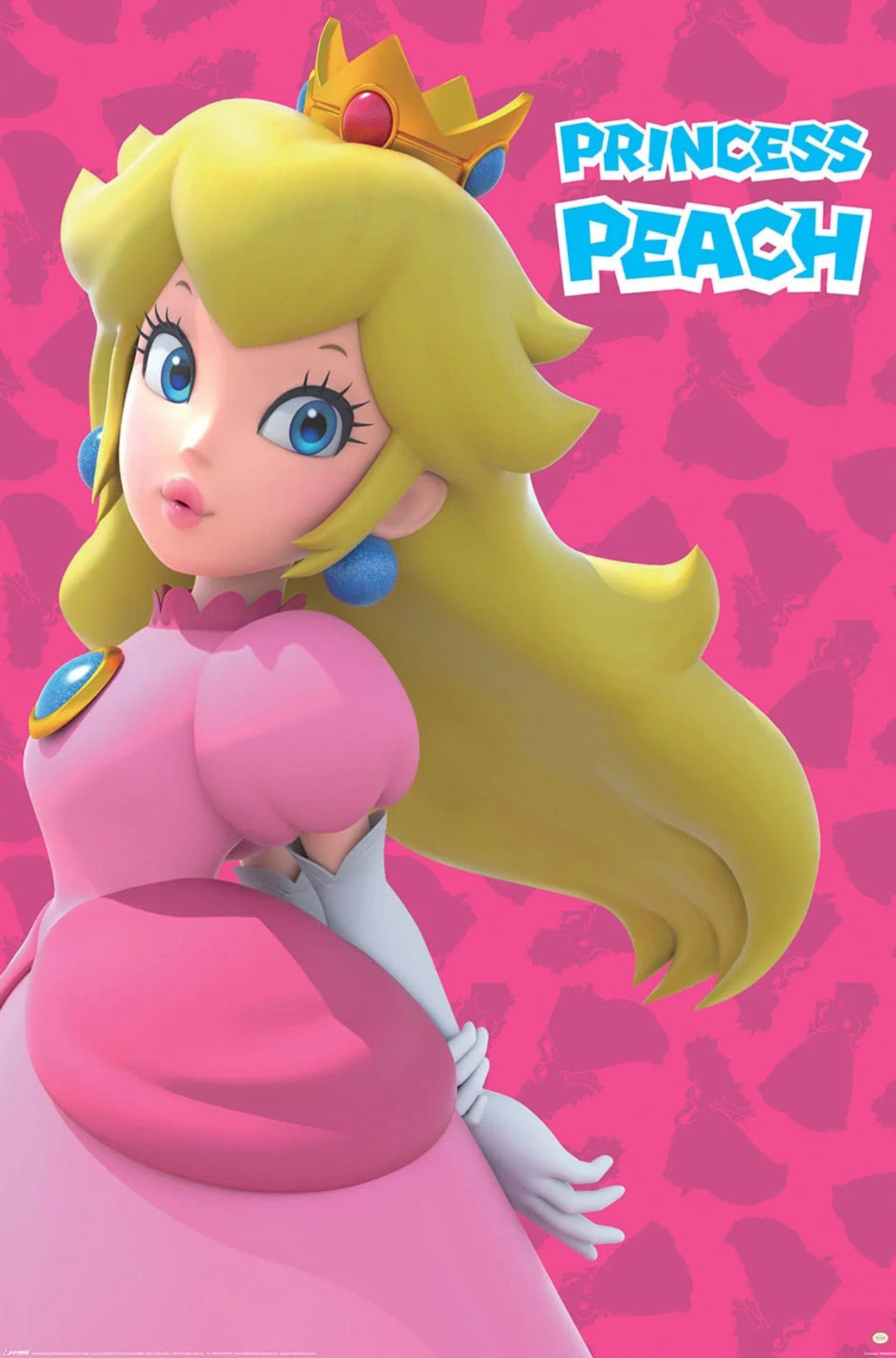 Nintendo Princess Peach Poster 61x91,5cm | Yourdecoration.com