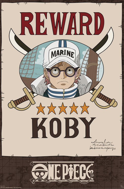 Poster One Piece Wanted Koby Cross Guild 61x91 5cm GBYDCOA009 | Yourdecoration.com