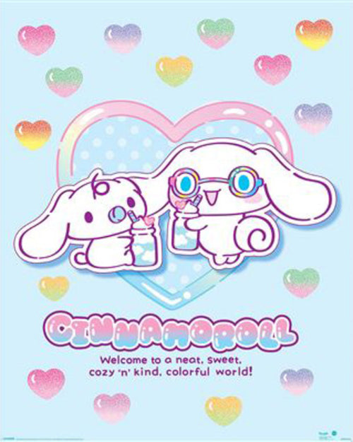 Poster Sanrio Cinamoroll Candies 40x50cm MPP2501446 | Yourdecoration.com