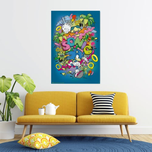 Poster Sonic Pop 61x91 5cm GPE5970 2 | Yourdecoration.com
