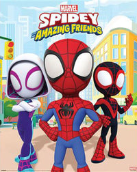 Poster Spidey And his Amazing Friends Power Of 3 40x50cm Pyramid MPP50802 | Yourdecoration.com