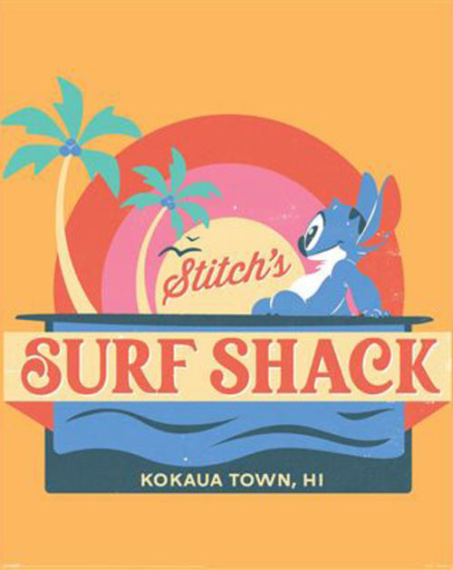 Poster Stitch Surf Shack 40x50cm MPP2501419 | Yourdecoration.com