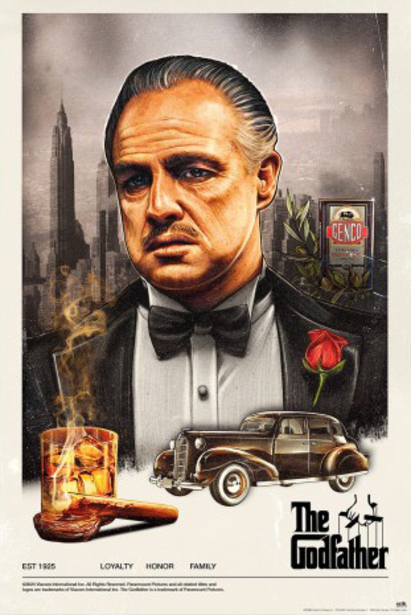 The Godfather 1 Poster 61x91,5cm | Yourdecoration.com