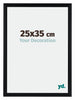 Tucson Aluminium Photo Frame 25x35cm Black Brushed Front Size | Yourdecoration.com