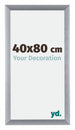 Tucson Aluminium Photo Frame 40x80cm Silver Brushed Front Size | Yourdecoration.com