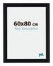 Tucson Aluminium Photo Frame 60x80cm Black Brushed Front Size | Yourdecoration.com