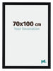Tucson Aluminium Photo Frame 70x100cm Black Brushed Front Size | Yourdecoration.com