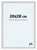 Virginia Aluminium Photo Frame 20x28cm White Front Size | Yourdecoration.com