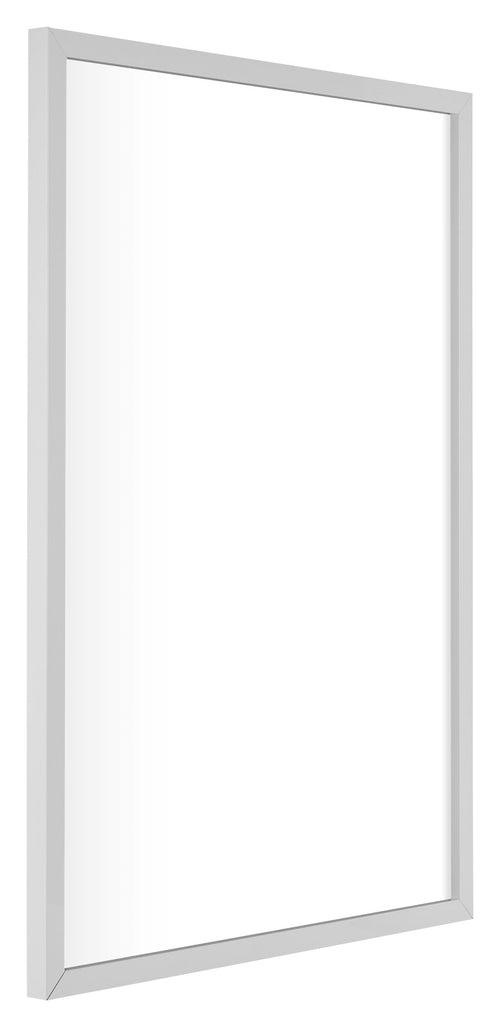 Virginia Aluminium Photo Frame 25x35cm White Front Oblique | Yourdecoration.com
