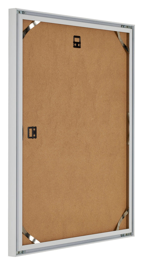 Virginia Aluminium Photo Frame 28x35cm White Back Oblique | Yourdecoration.com