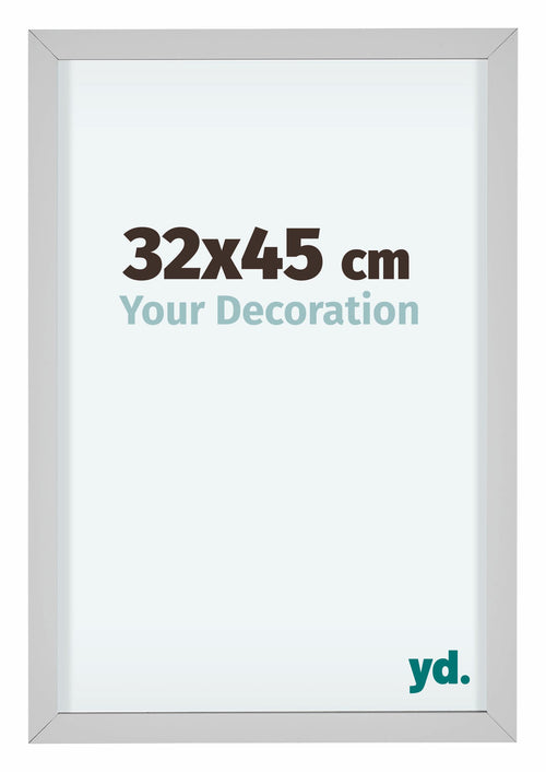 Virginia Aluminium Photo Frame 32x45cm White Front Size | Yourdecoration.com