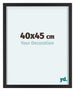 Virginia Aluminium Photo Frame 40x45cm Black Front Size | Yourdecoration.com
