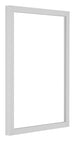 Virginia Aluminium Photo Frame 48x64cm White Front Oblique | Yourdecoration.com