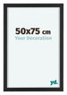 Virginia Aluminium Photo Frame 50x75cm Black Front Size | Yourdecoration.com