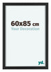 Virginia Aluminium Photo Frame 60x85cm Black Front Size | Yourdecoration.com