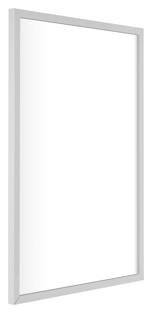 Virginia Aluminium Photo Frame 68x98cm White Front Oblique | Yourdecoration.com