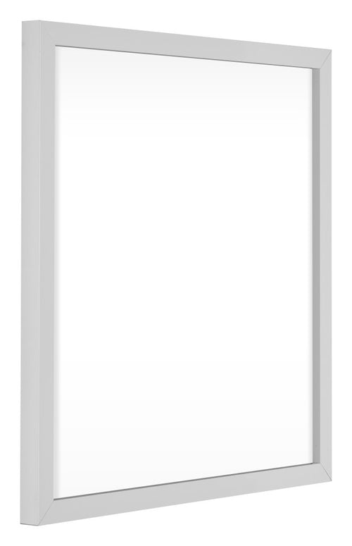 Virginia Aluminium Photo Frame 70x70cm White Front Oblique | Yourdecoration.com