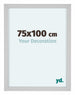 Virginia Aluminium Photo Frame 75x100cm White Front Size | Yourdecoration.com