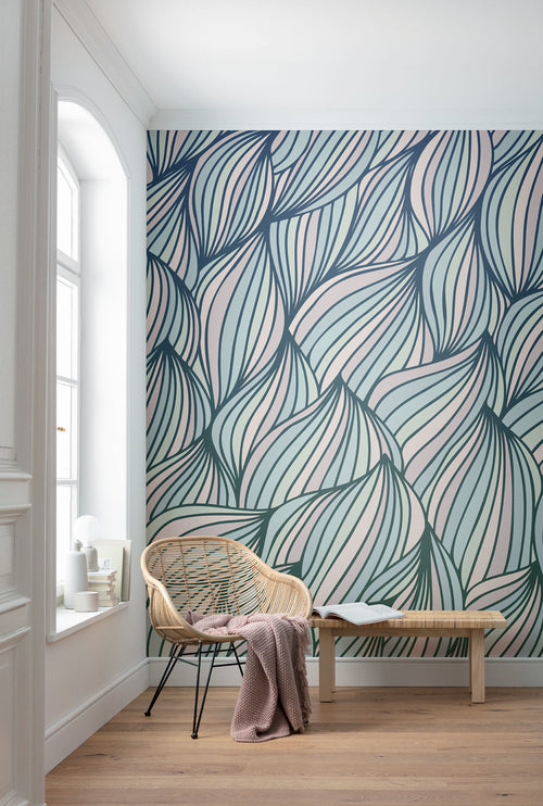 Wall Mural Gentle Waves 250x250cm Komar FLX5 047 Interior | Yourdecoration.com