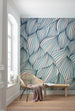 Wall Mural Gentle Waves 250x250cm Komar FLX5 047 Interior | Yourdecoration.com