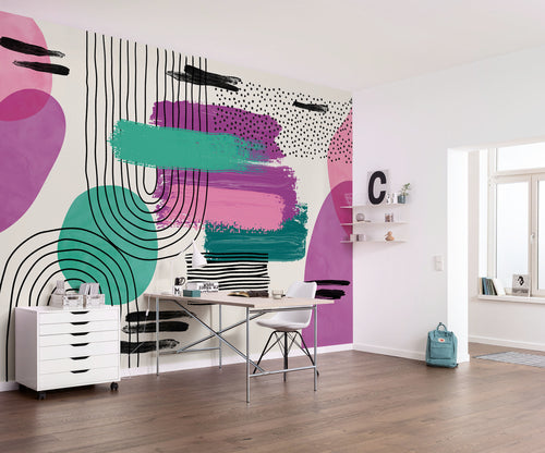 Wall Mural La Boum 350x250cm FLX7 013 Interior | Yourdecoration.com