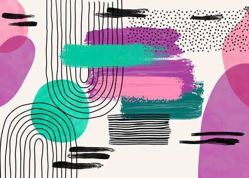 Wall Mural La Boum 350x250cm FLX7 013 | Yourdecoration.com