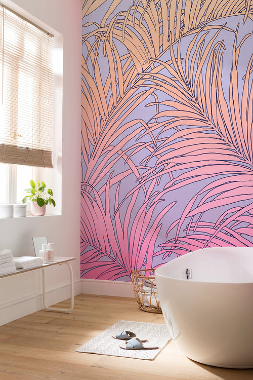Wall Mural Palm Foglie 200x250cm Komar FLX4 057 Interior | Yourdecoration.com