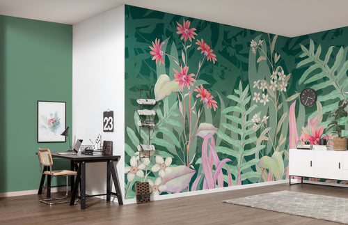 Wall Mural The Flower Duet 400x250cm FLX8 003 Interior | Yourdecoration.com