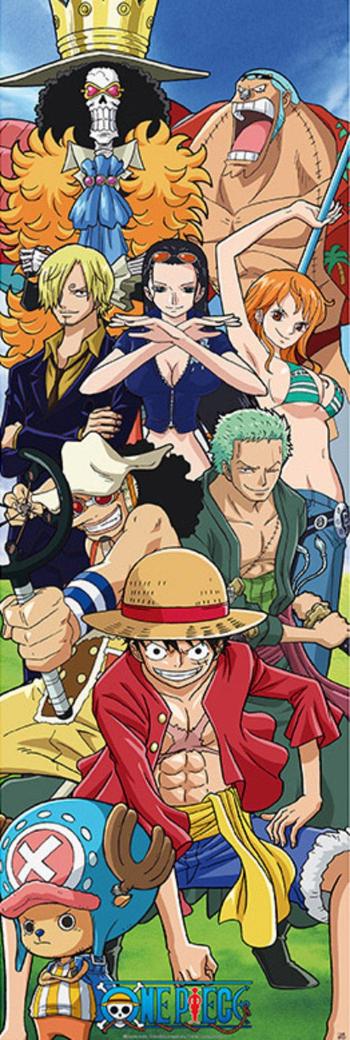 Abystyle Abydco451 One Piece Crew Poster 53x158cm | Yourdecoration.com