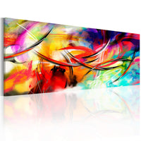 Canvas Print Dance of the rainbow 150x50cm