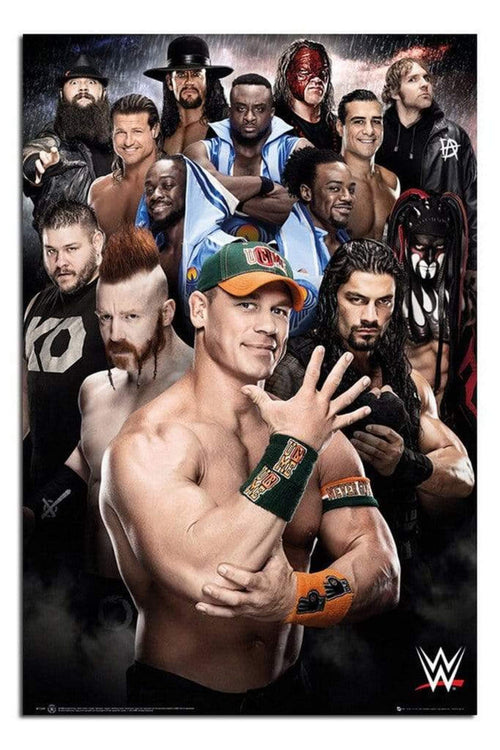 GBeye WWE Superstars 2016 Poster 61x91,5cm | Yourdecoration.com