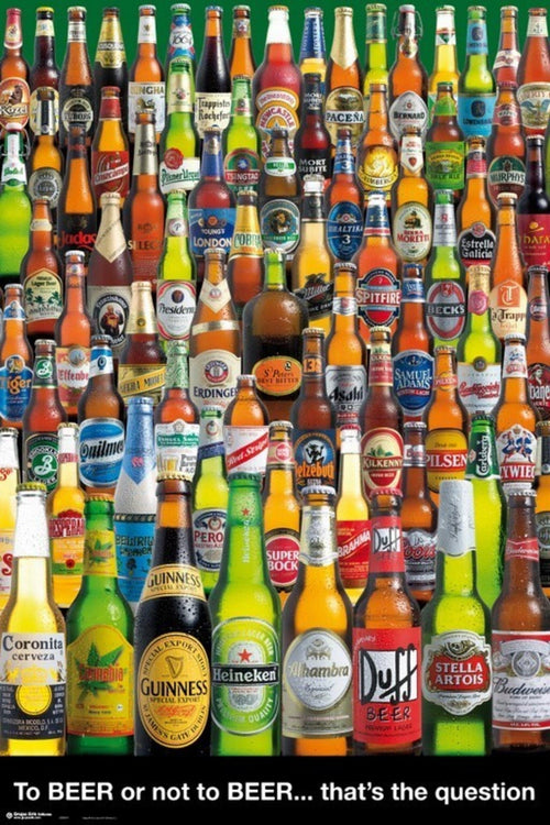 Grupo Erik GPE4570 Beer To Beer Or Not To Beer Poster 61X91,5cm | Yourdecoration.com