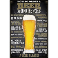 Grupo Erik GPE5132 How To Order A Beer Poster 61X91,5cm | Yourdecoration.com