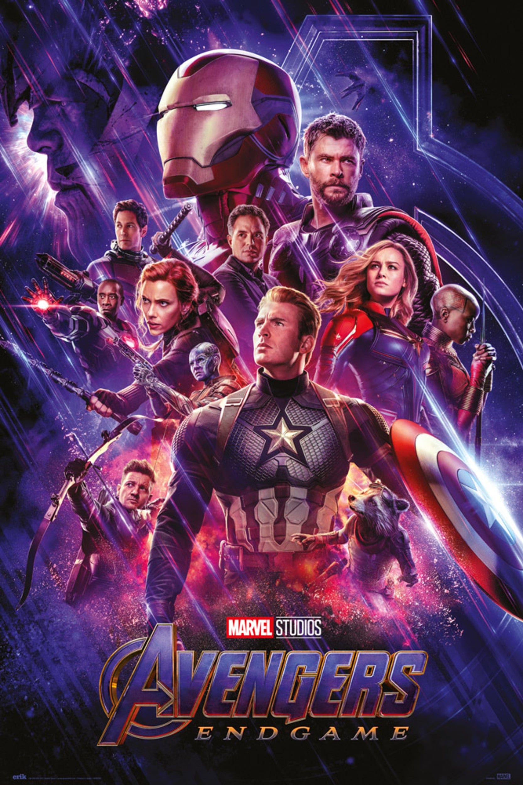 【映画館用両面ポスター】アベンジャーズ / The Avengers Poster Marvel Avengers Endgame One Sheet 61x91,5cm