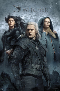 Grupo Erik GPE5464 The Witcher Characters Poster 61X91,5cm | Yourdecoration.com
