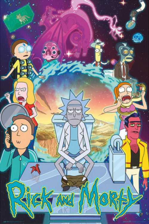 Poster Rick and Morty - Season 4 61x91,5cm