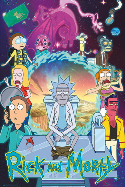 Poster Rick and Morty Season 4 61x91,5cm