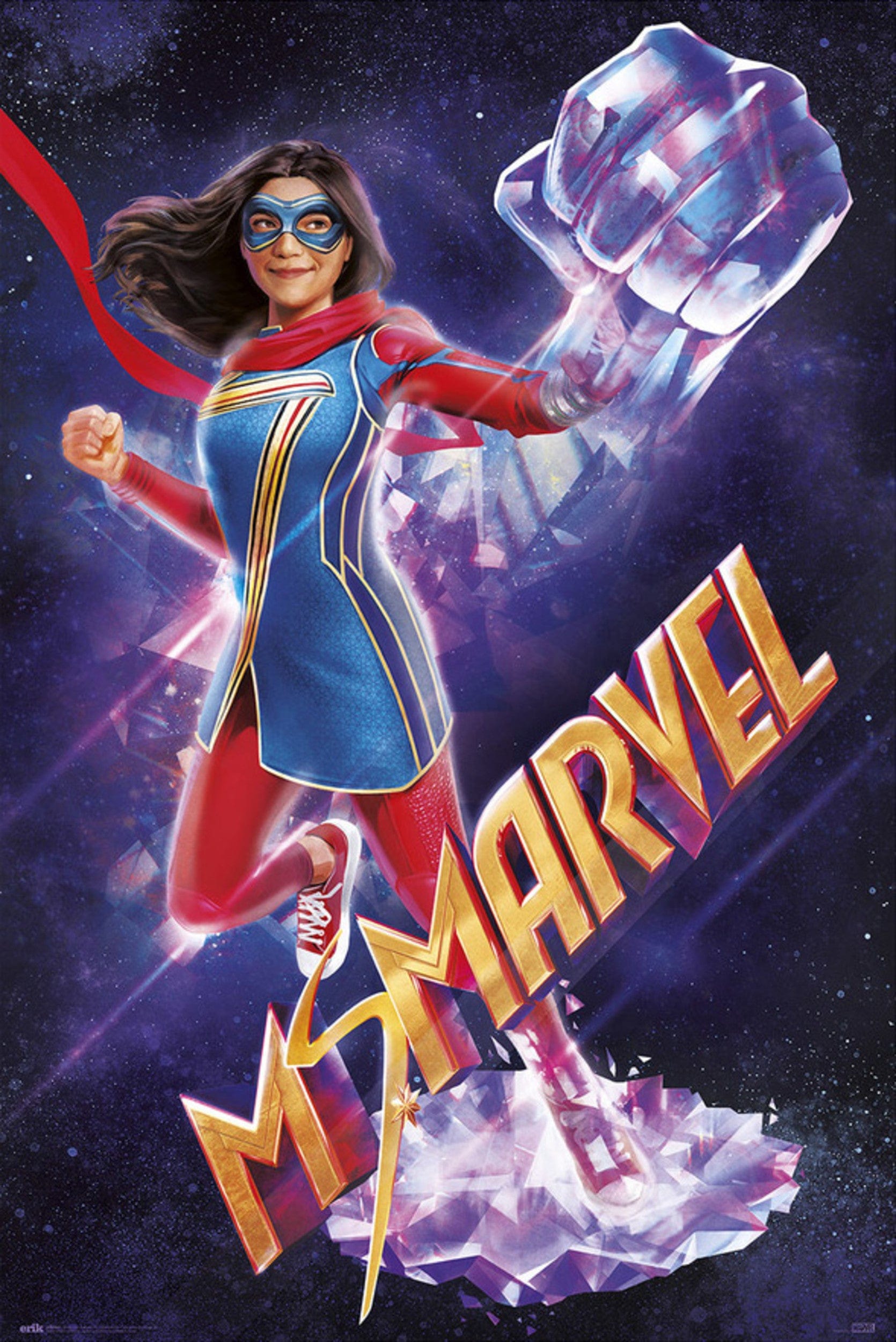 Poster Ms Marvel Super Hero 61x91,5cm | Yourdecoration.com